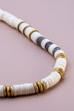 White Heishi Necklace