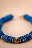 Blue Heishi Life Necklace