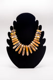 Large Golden Healer Quartz Obelysk Necklace