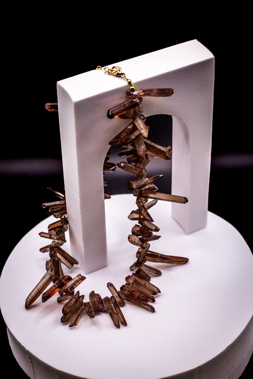 Smokey Sunburst Necklace