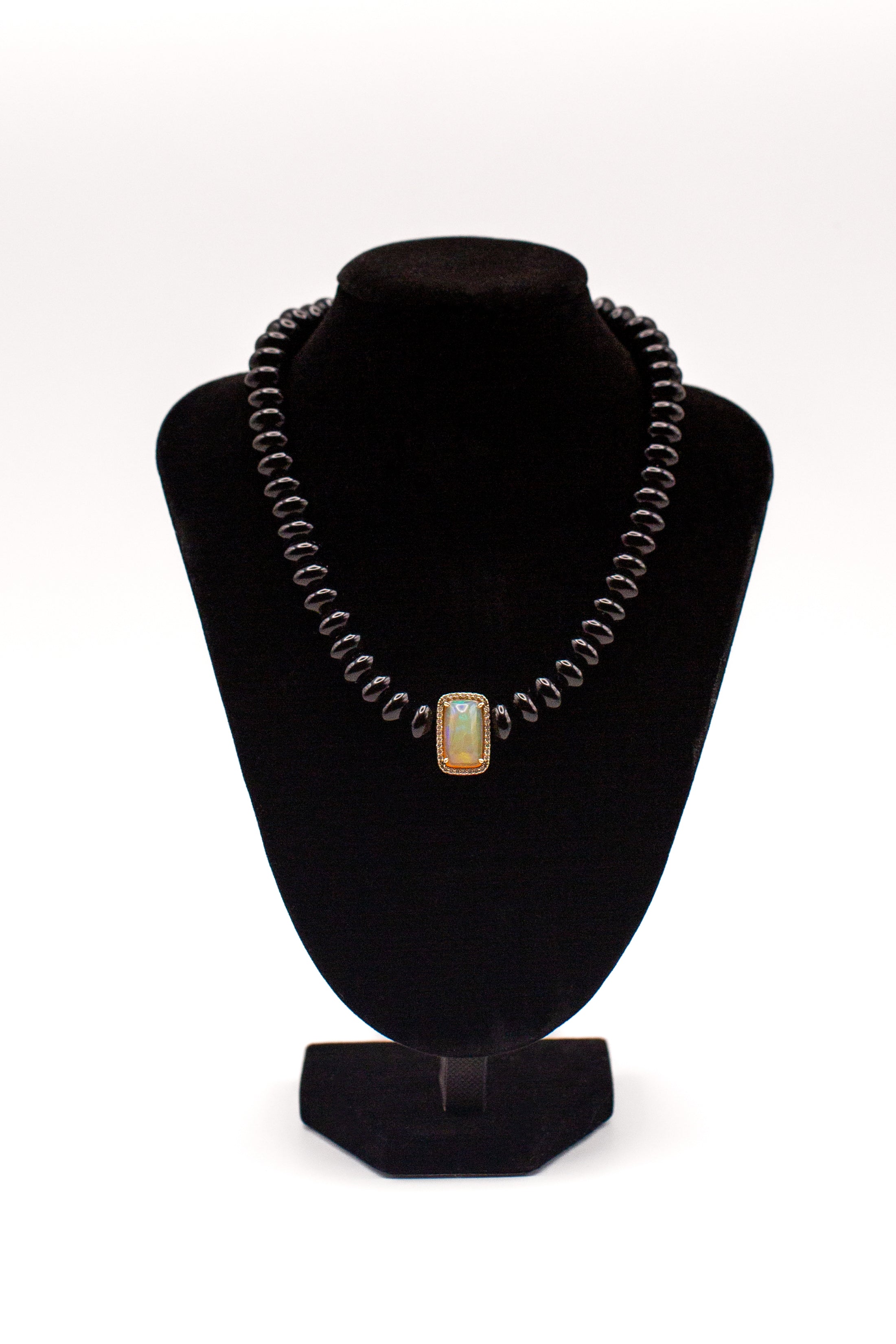Opal Center Necklace