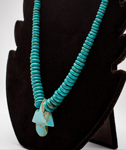 Turquoise Bird Necklace
