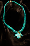 Turquoise Bird Necklace