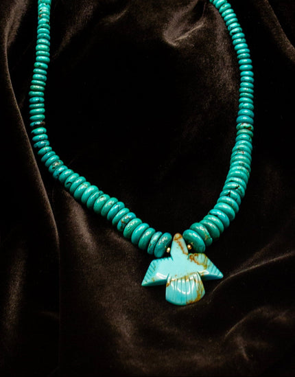 Turquoise Bird Necklace