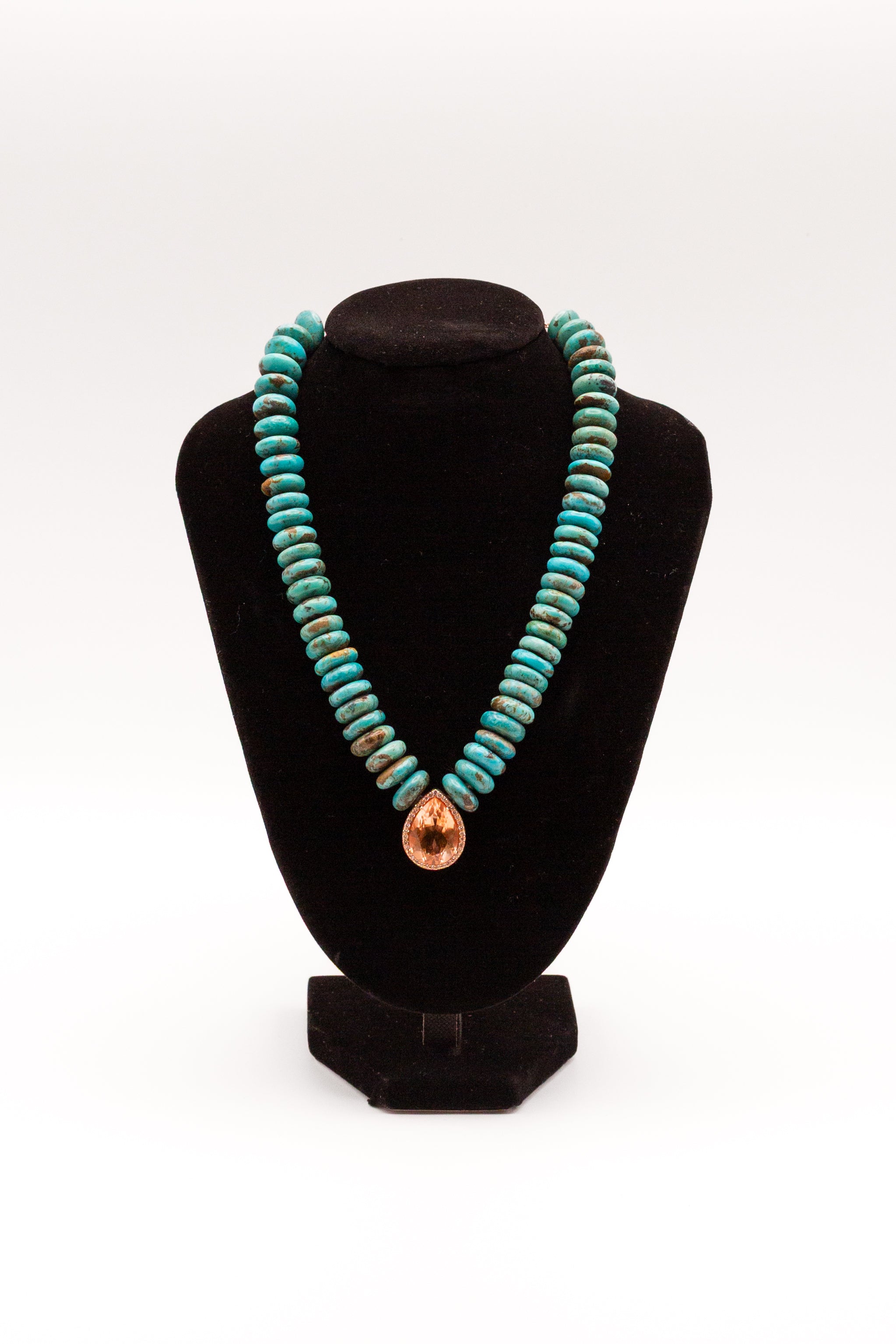 Morganite Center Necklace
