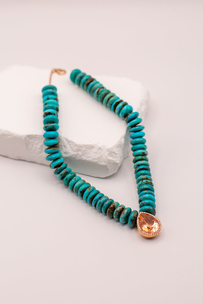 Morganite Center Necklace