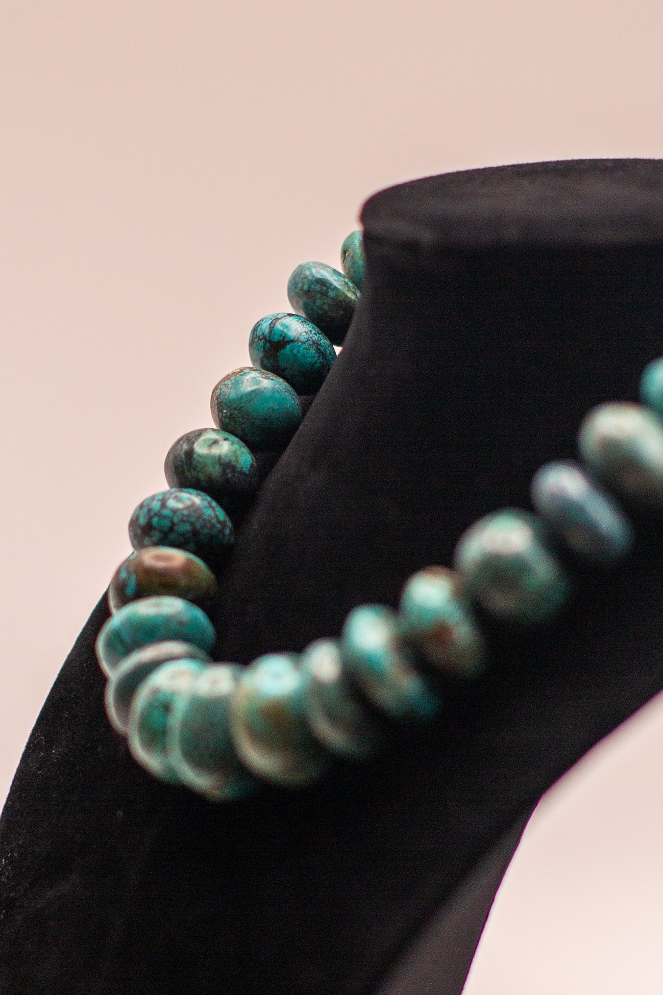 Large Graduated Tibetan Turquoise Necklace