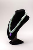 Amazonite & Amethyst Teardrop Necklace