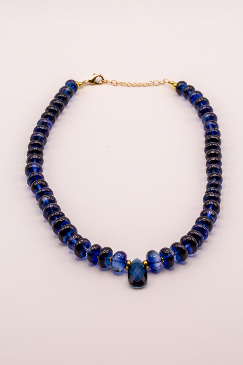 Blue Kyanite Center Necklace