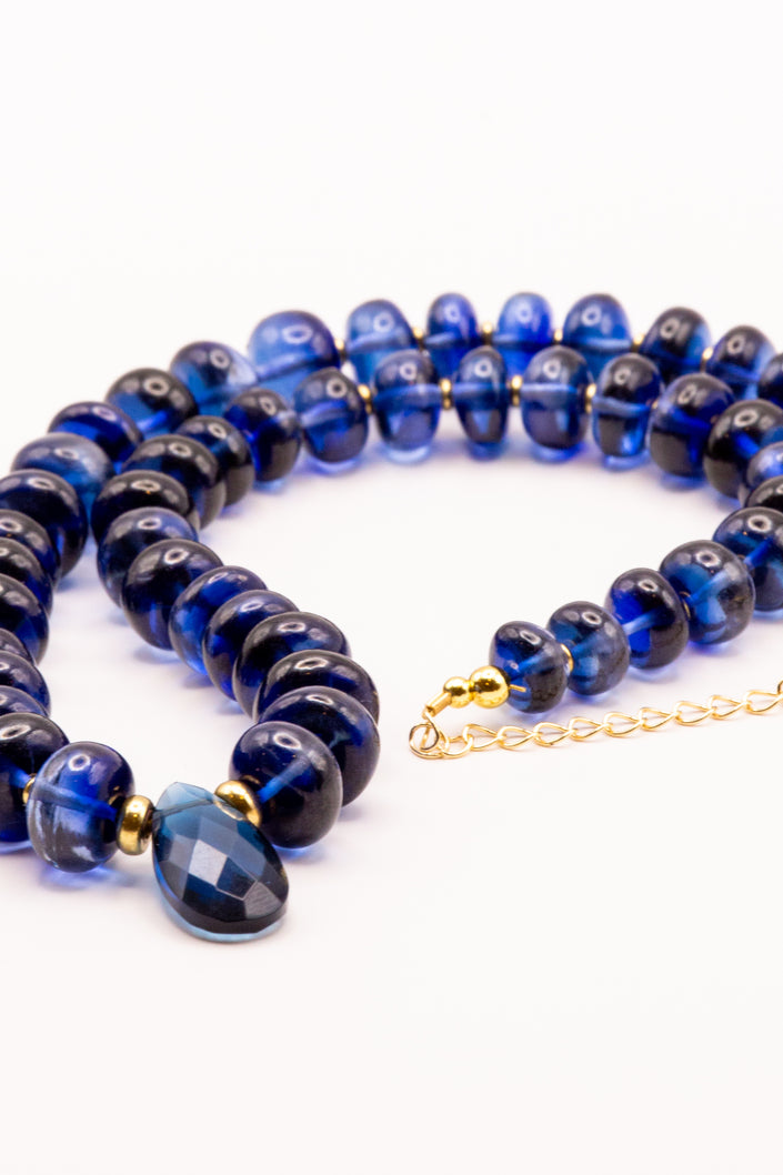 Blue Kyanite Center Necklace