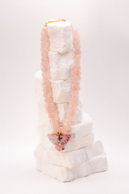 Rose Bird Necklace