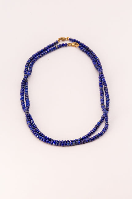 Lapis Beaded Necklace