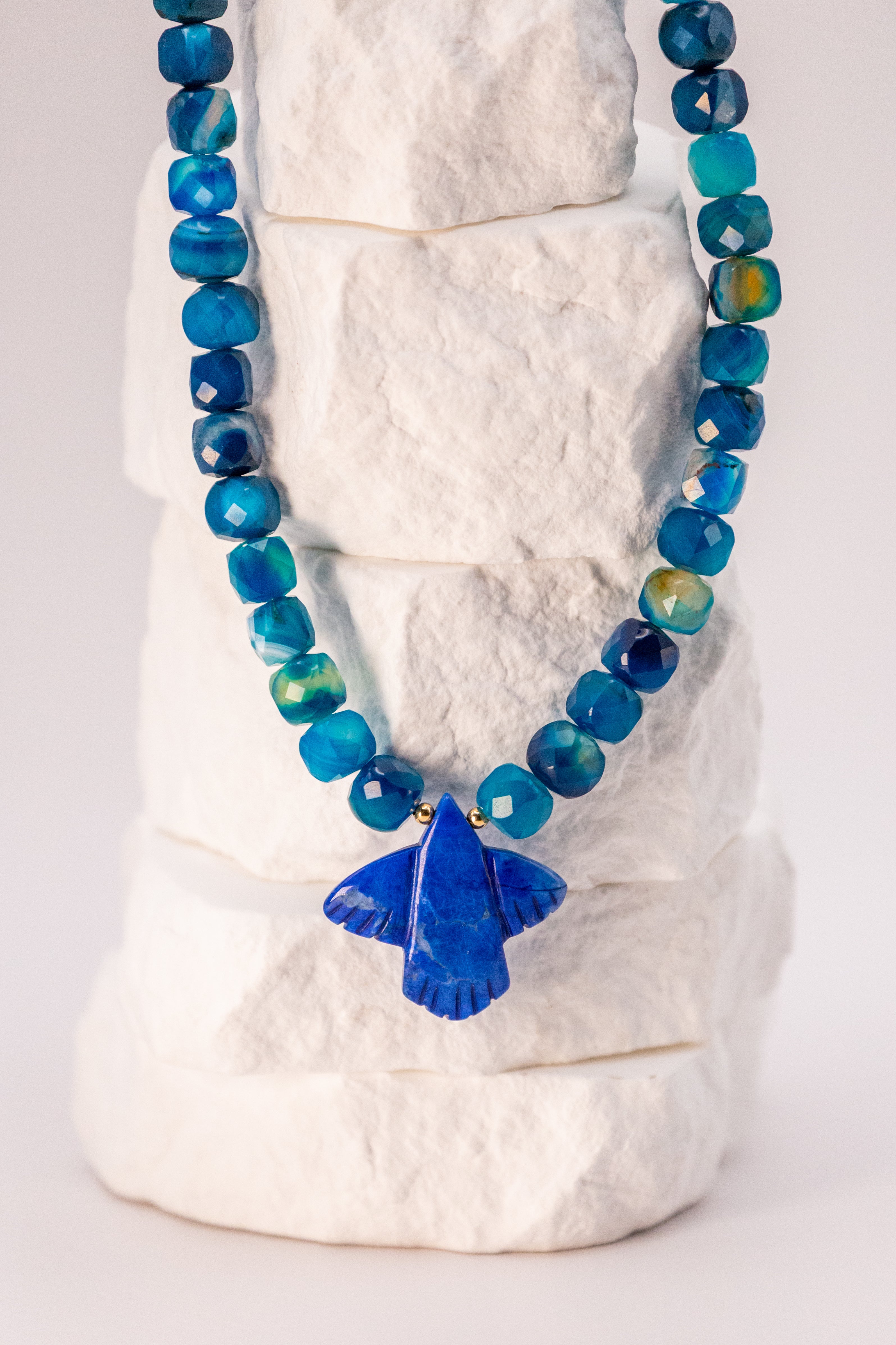 Lapis Lazuli Bird Necklace