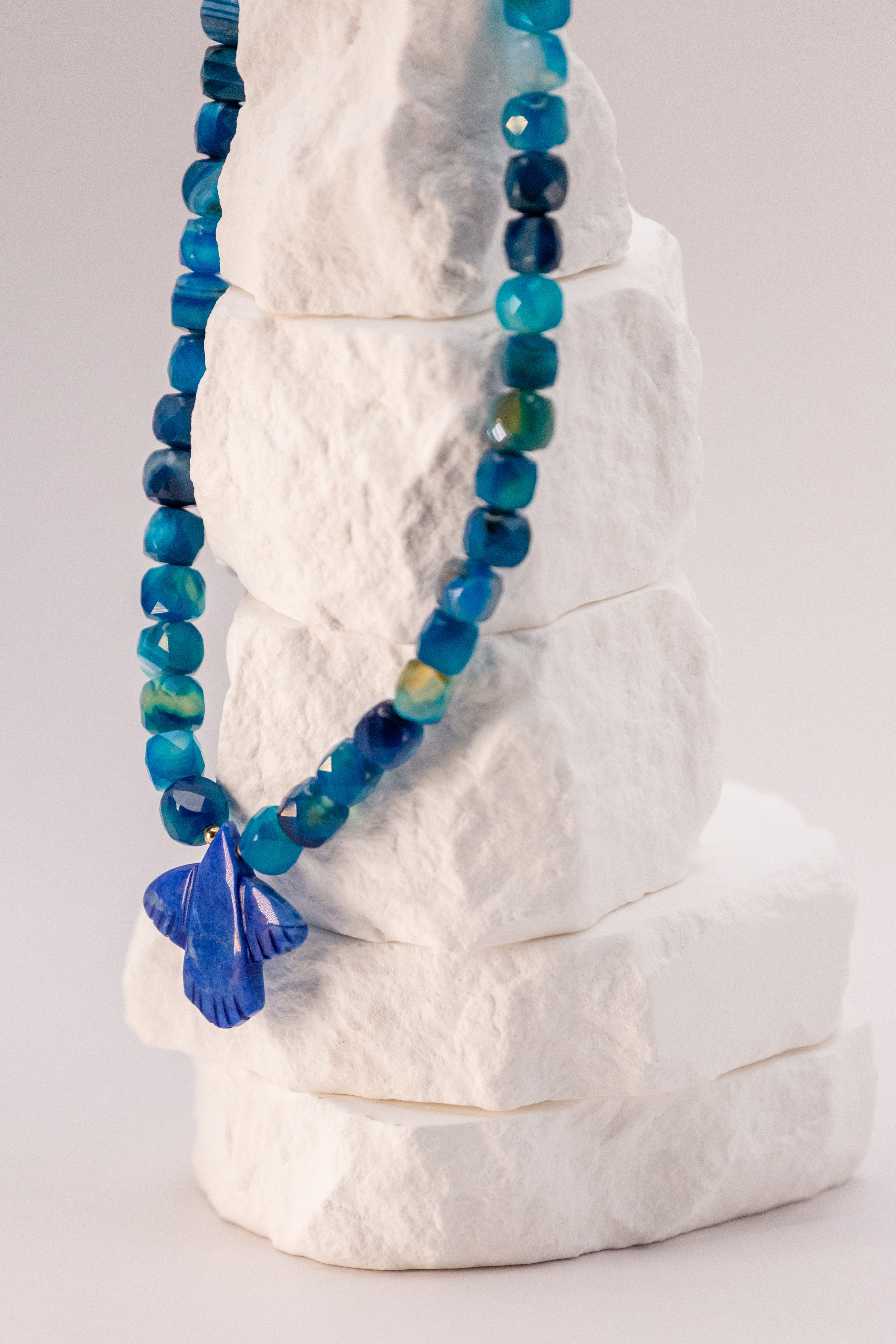 Lapis Lazuli Bird Necklace