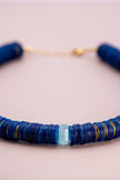 Navy Heishi Necklace