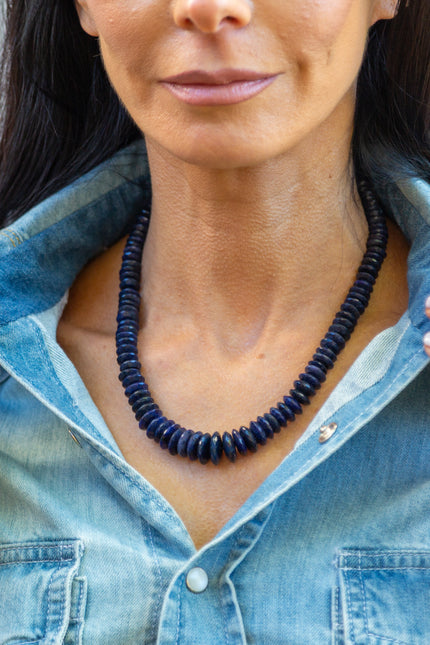 Lapis Lazuli Faceted Necklace
