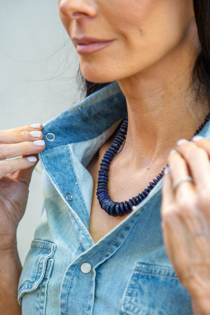 Lapis Lazuli Faceted Necklace