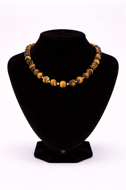 Big Tiger Sphere Necklace
