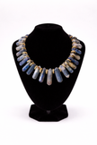 Large Lapis Lazuli Obelysk Necklace Graduated