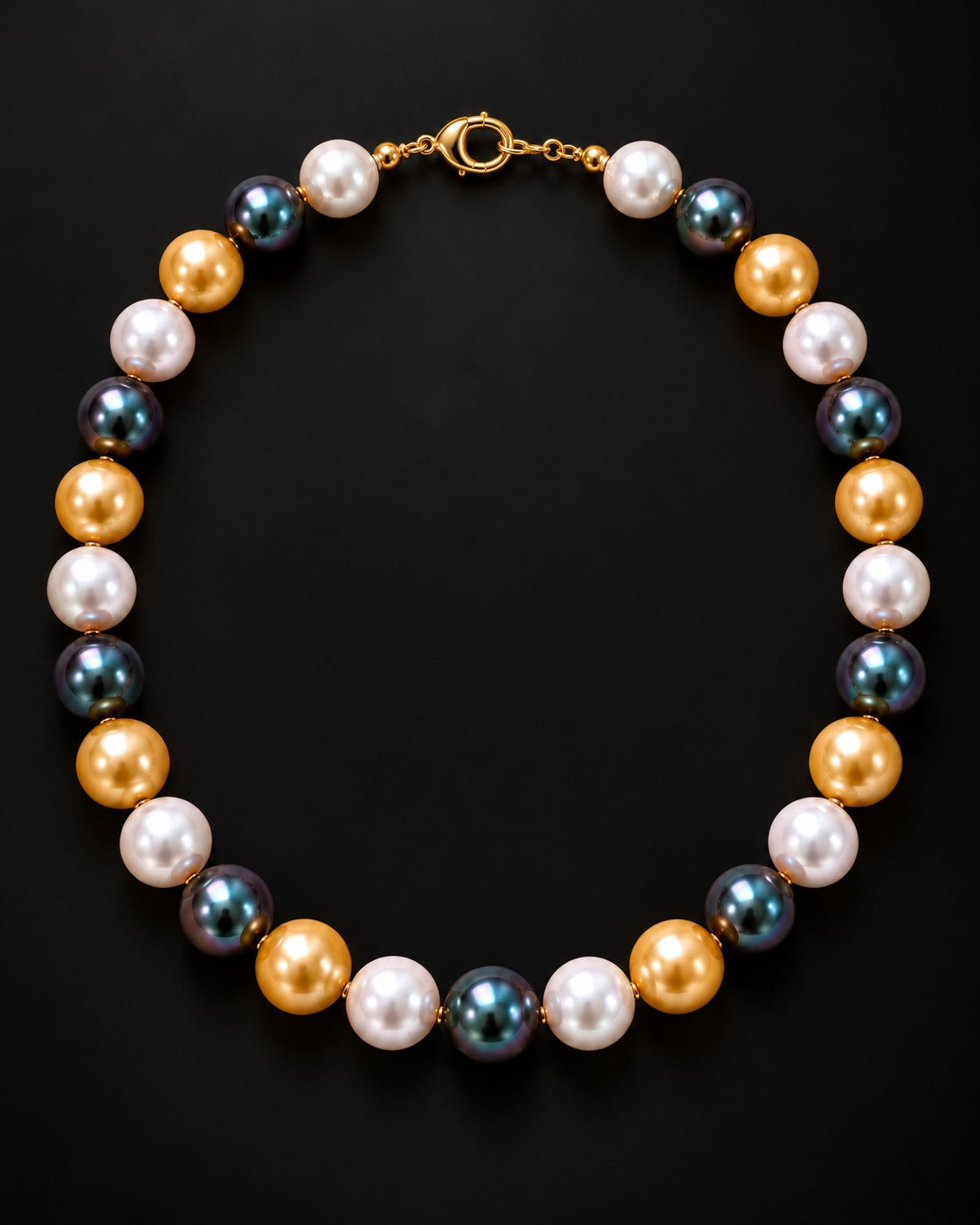 Freshwater Colored Pearls Necklace