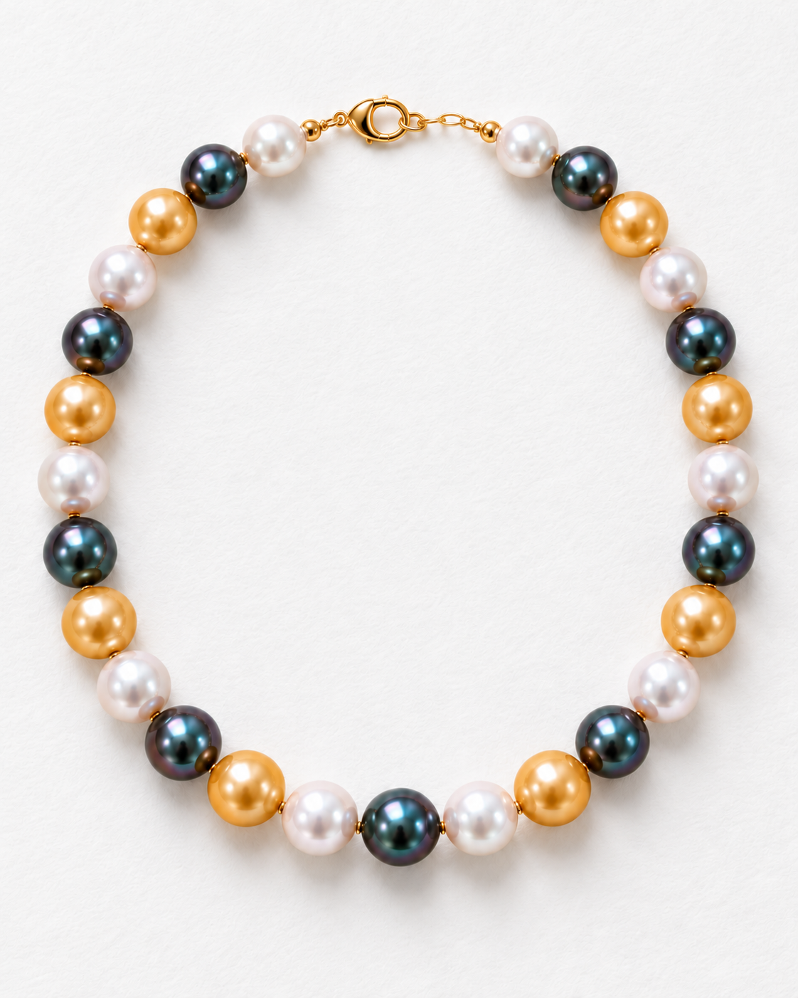 Freshwater Colored Pearls Necklace
